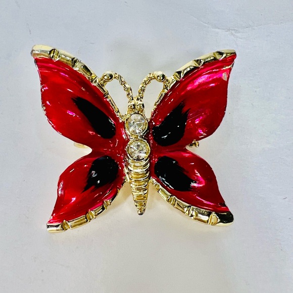 Vintage Style Gold Tone Jewellry Lot of 4 Butterfly Bow Earrings (Are vintage) - Picture 10 of 10